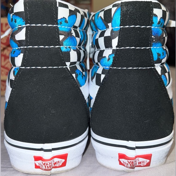 Men’s Blue Butterfly Vans - Picture 7 of 7